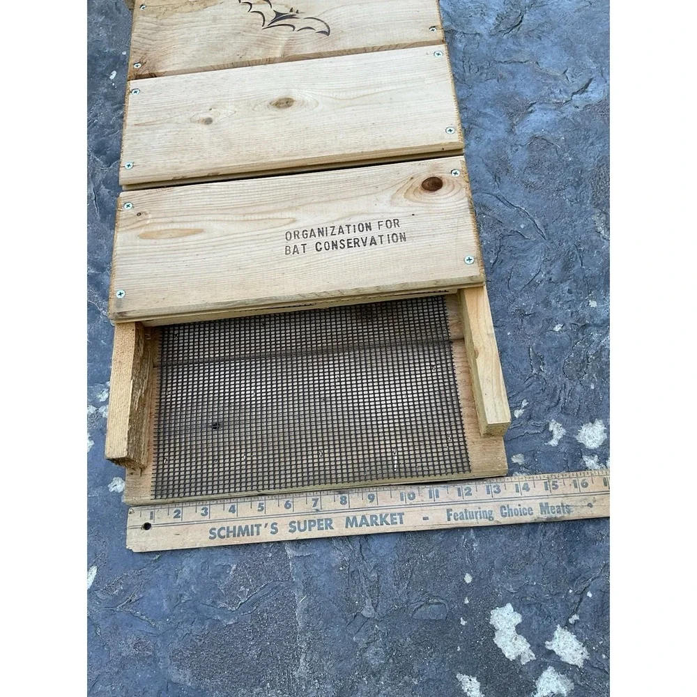 ^v^ THE PERFECT BAT HOUSE  Never Hung With Manual